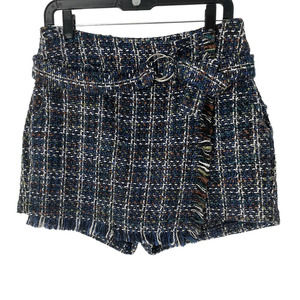 Skies ARE BLUE RAW EDGE TWEED SKORT